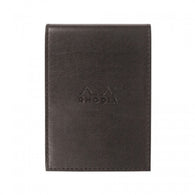 Rhodia Pad Holder in Black with Graph Pad with Pen Loop - 3.5 x 4.5