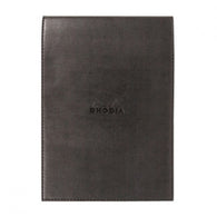 Rhodia Pad Holder in Black with Graph Pad with Pen Loop - 6 x 8.75