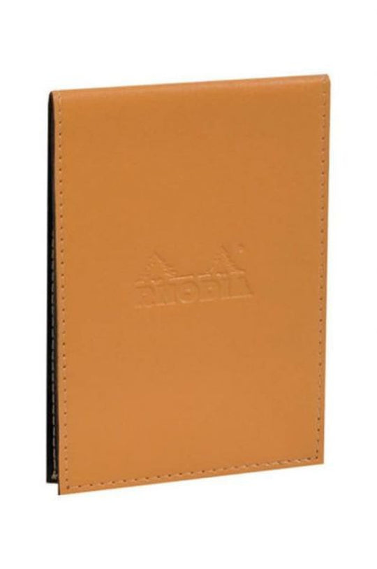 Rhodia Pad Holder in Orange with Graph Pad with Pen Loop - 3.75 x 5.25