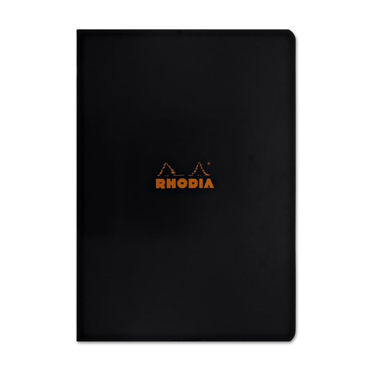 Rhodia Staplebound Graph Paper Notebook in Black - 3 x 4.75 Notebook