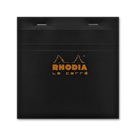 Rhodia Staplebound Graph Paper Notepad in Black - 5.75 x 5.75