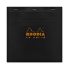 Rhodia Staplebound Graph Paper Notepad in Black - 8.25 x 8.25 Notepad