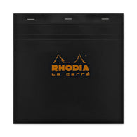 Rhodia Staplebound Graph Paper Notepad in Black - 8.25 x 8.25