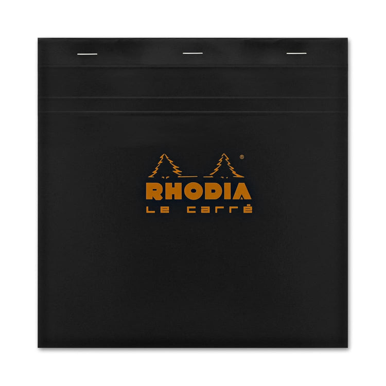 Rhodia Staplebound Graph Paper Notepad in Black - 8.25 x 8.25 Notepad