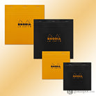 Rhodia Staplebound Graph Paper Notepad in Black - 8.25 x 8.25 Notepad