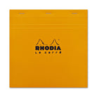 Rhodia Staplebound Graph Paper Notepad in Orange - 8.25 x 8.25 Notepad