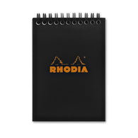Rhodia Wirebound Graph Paper Pad in Black - 4 x 6