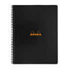 Rhodia Wirebound Lined Paper Notebook in Black - 6 x 8.25 Notebook
