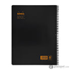 Rhodia Wirebound Lined Paper Notebook in Black - 9 x 11.75 Notebook