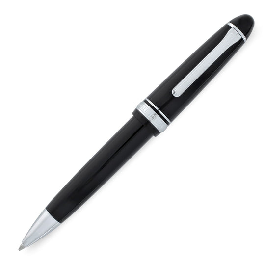 Sailor 1911 Large Ballpoint Pen in Black with Silver Trim
