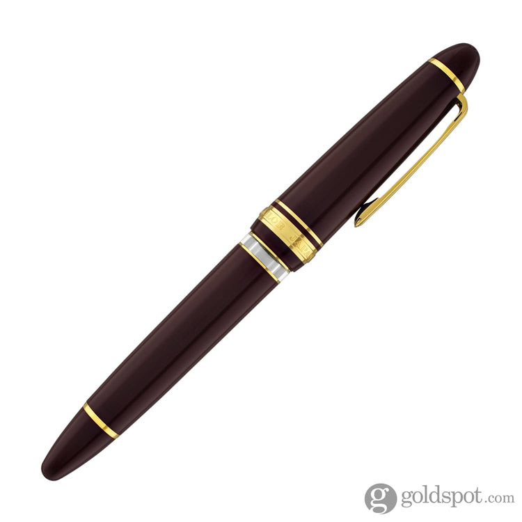 Sailor 1911 Large Realo Fountain Pen in Maroon with Gold Trim - 21K Gold Fountain Pen