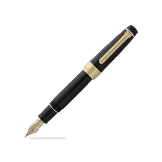 Sailor Pro Gear King of Pens Fountain Pen in Black with Gold Trim - 21K Gold