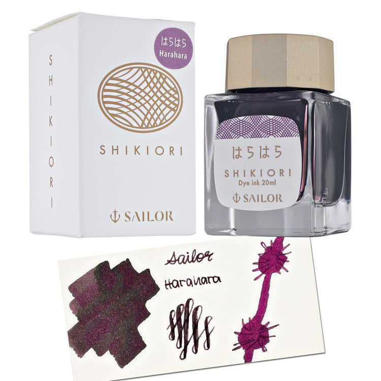 Sailor Shikiori Sound of Rain Bottled Ink in Harahara (Drizzle) - 20 mL Bottled Ink