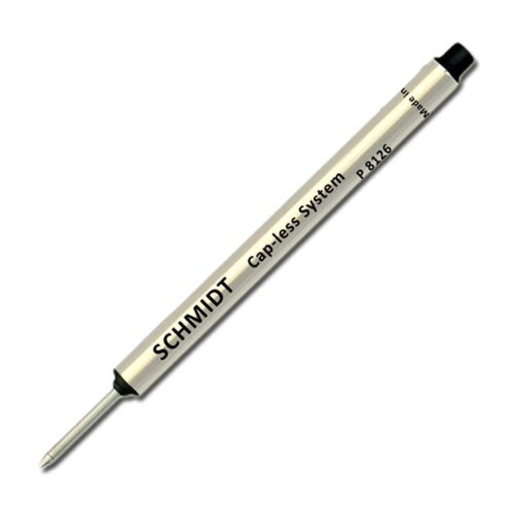 Schmidt Short P8126 Capless Rollerball Refill in Black - Fine Point by Monteverde Rollerball Refill
