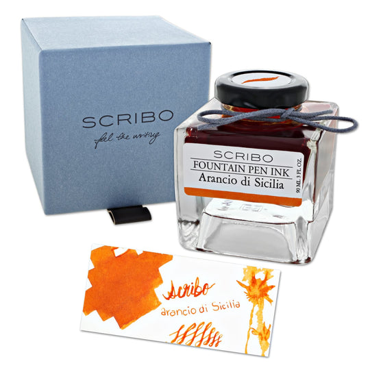 Scribo Bottled Ink in Arancio Di Sicilia - 90mL