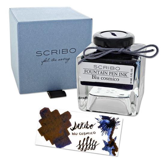 Scribo Bottled Ink in Blu Cosmico - 90mL