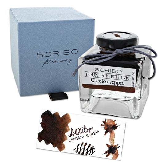 Scribo Bottled Ink in Classico Seppia - 90mL