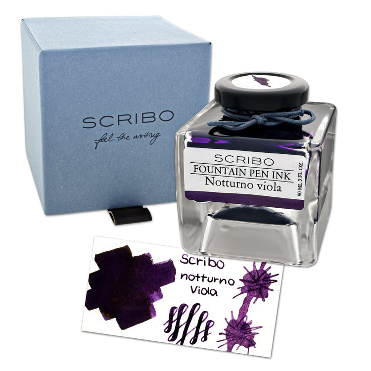 Scribo Bottled Ink in Notturno Viola - 90mL Bottled Ink