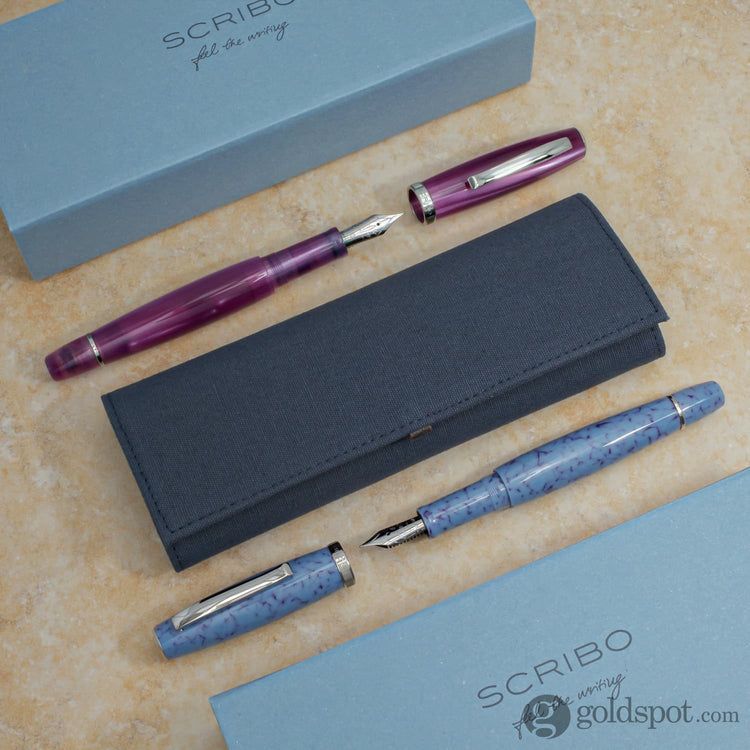 Scribo La Dotta Fountain Pen in Campanula - 18kt Gold Nib Fountain Pen