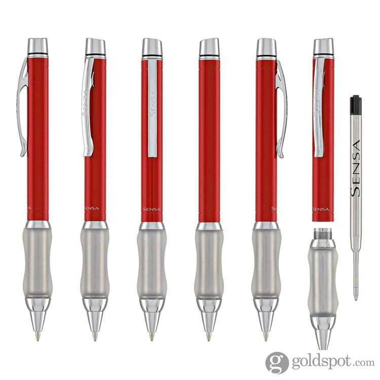 Sensa Metro Ballpoint Pen in Alizarin Crimson Ballpoint Pens