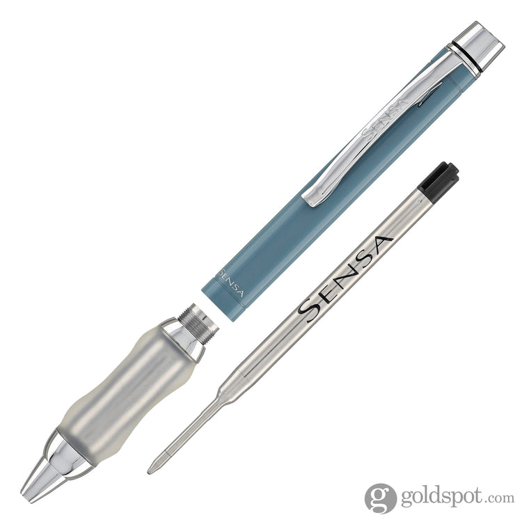 Sensa Metro Ballpoint Pen in Steel Blue Ice Ballpoint Pens