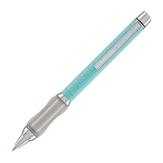 Sensa Metro Ballpoint Pen in Steel Turquoise Sea