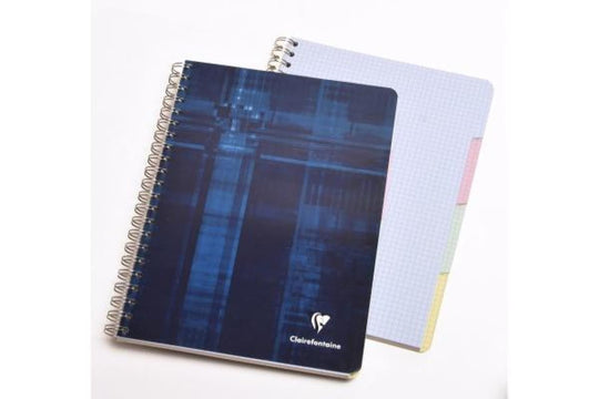 Single Clairefontaine Classic Wirebound Graph Notebook - Assorted Color- 8.25 x 11