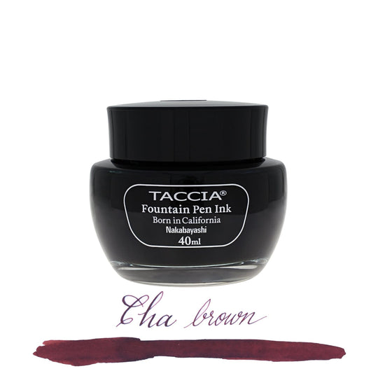 Taccia Bottled Ink in Cha Brown - 40 mL