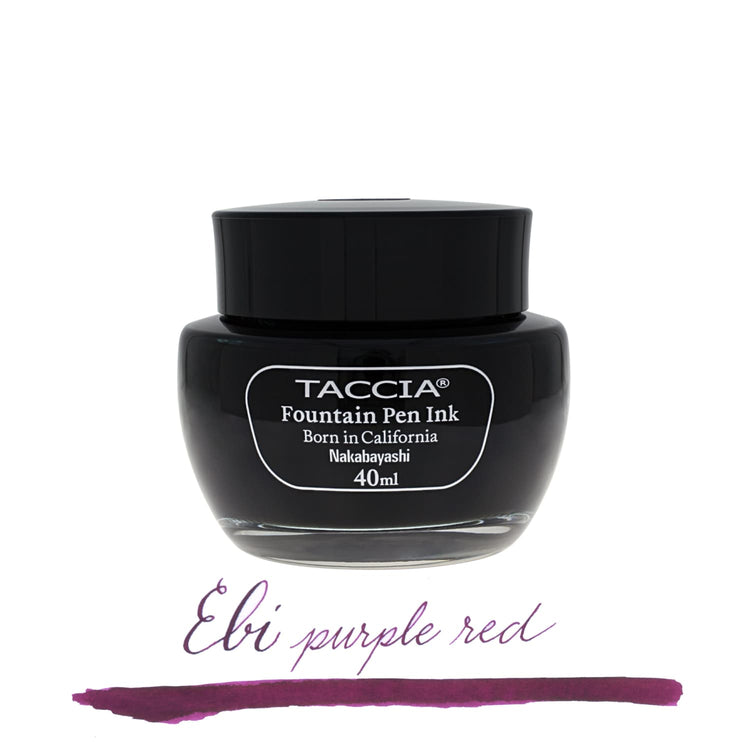 Taccia Bottled Ink in Ebi Purple Red - 40 mL Bottled Ink