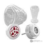 TWSBI Diamond 50 Ink Bottle - Polished Aluminum Ink Well