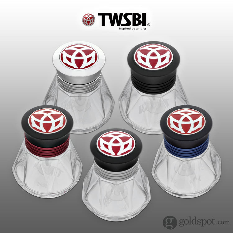 TWSBI Diamond 50 Ink Bottle - Polished Aluminum Ink Well