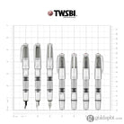 TWSBI Mini Fountain Pen in AL Silver Fountain Pen
