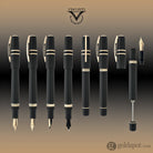 Visconti Homo Sapiens Fountain Pen in Lava Black with Bronze Trim Fountain Pen