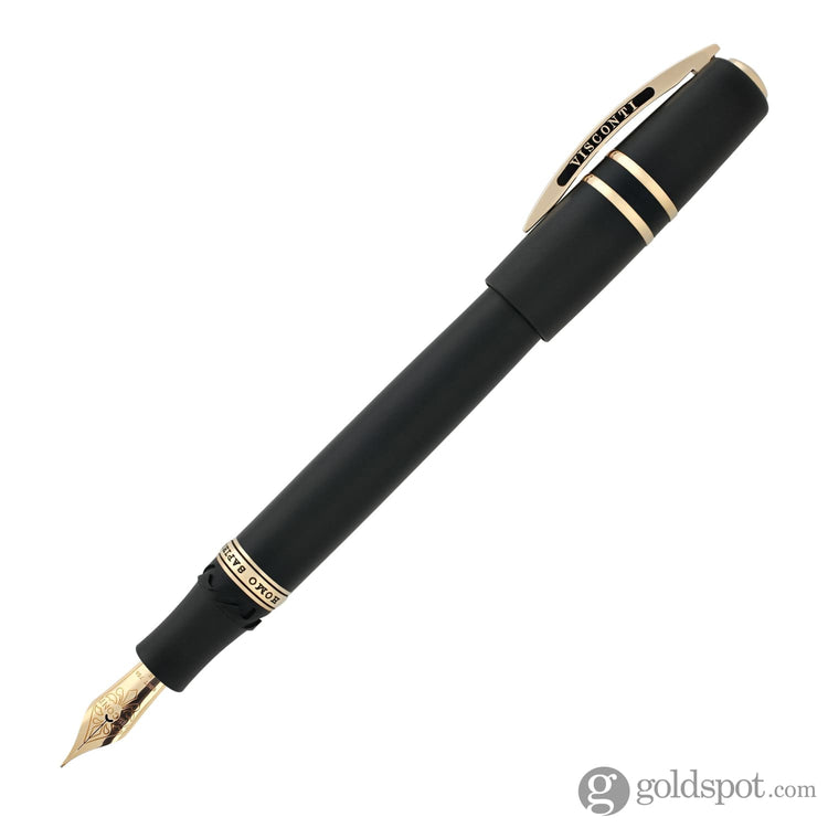 Visconti Homo Sapiens Fountain Pen in Lava Black with Bronze Trim Fine Fountain Pen