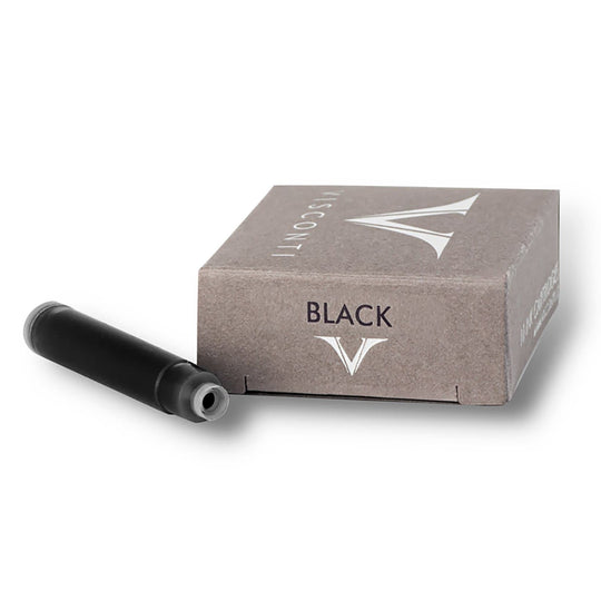 Visconti Ink Cartridges in Black - Pack of 10