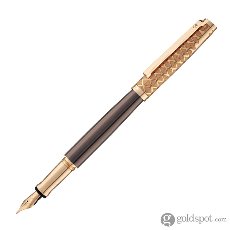 Waldmann Tuscany Fountain Pen in Vela with Rose Gold Steel Nib Fountain Pen