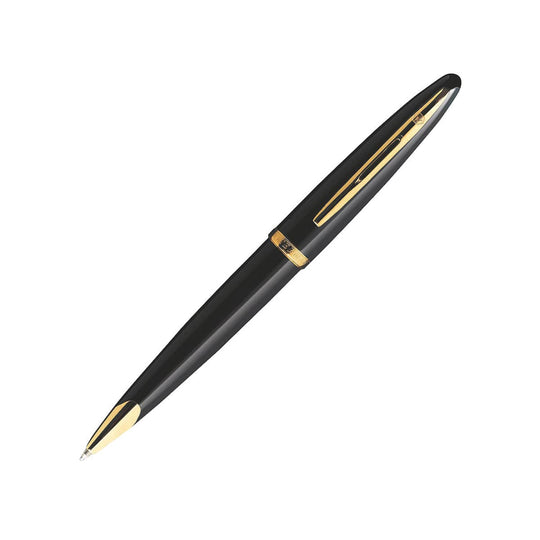 Waterman Carene Ballpoint Pen in Black Sea with Gold Trim
