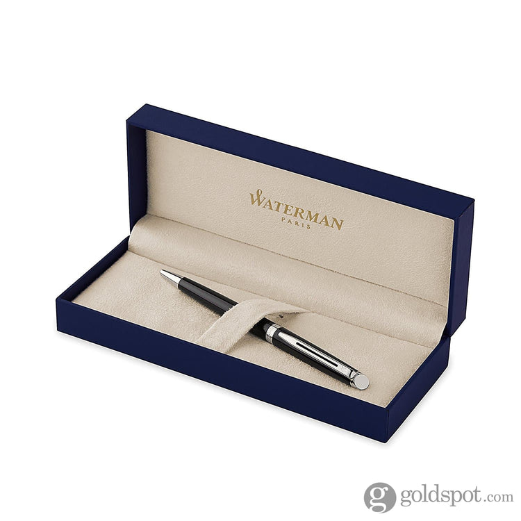 Waterman Hemisphere Ballpoint Pen in Black with Chrome Trim Ballpoint Pen