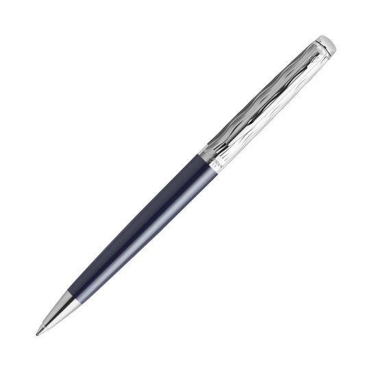 Waterman Hemisphere L’Essence du Bleu Ballpoint Pen in Metal & Blue Lacquer
