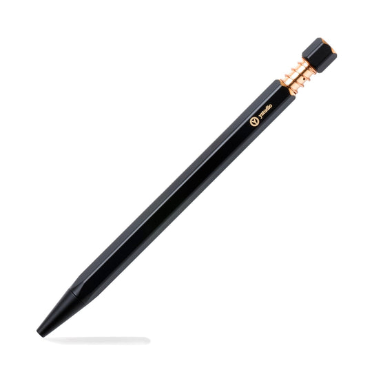 ystudio Brassing Ballpoint Pen in Black